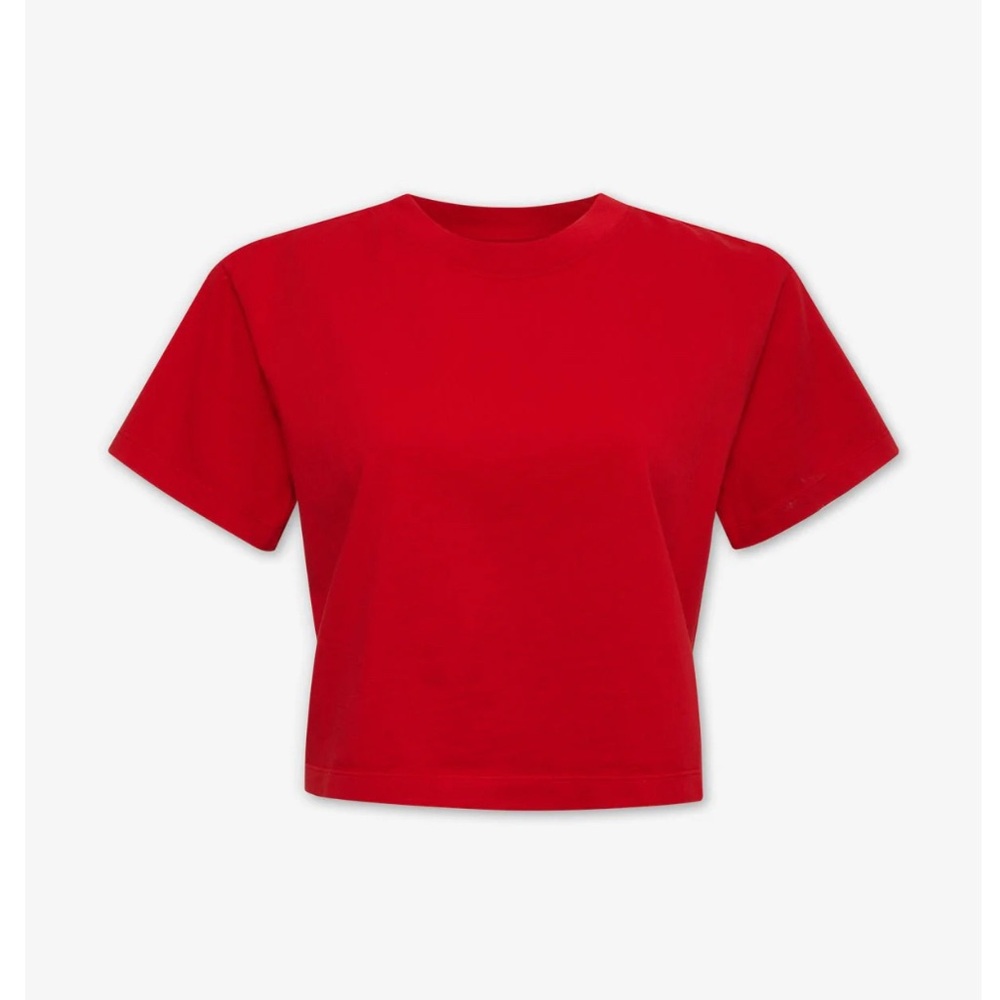 Vibrant Red Women's Crop Top